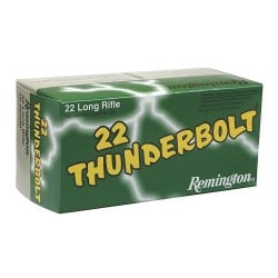 Remington Thunderbolt .22 LR Ammo 40gr RN 500 Rounds