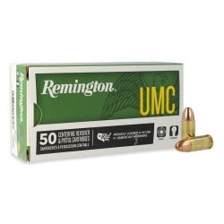 Remington UMC 9mm Luger Ammo 124gr FMJ 50 Rounds