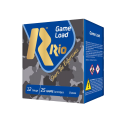 Rio Shotshells Game Load 32 12 Gauge Ammo 2 3/4" #7.5 1 1/8oz 25 Rounds