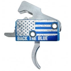 RISE Armament Back The Blue Super Sporting Trigger with Anti-Walk Pins