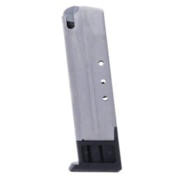 Ruger KP89, KP93. KP94, KP95 9mm 10-Round Magazine Stainless Steel Left View