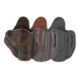 1791 Leather Belt Holster Size 2S for Mid-Sized Revolvers (Right-Hand)