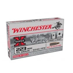 Winchester Super X Rifle .223 Remington 55gr BTHP 20 Rounds
