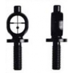 KNS Precision Front Sight Post For AR15 / AR10 Black Tactical Crosshair
