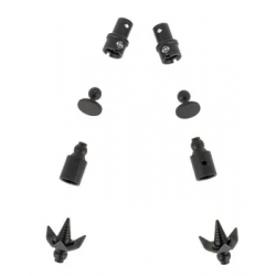 KNS Precision SnapFoot Quick Change Modular Bipod Adapter and Feet for Harris Bipods
