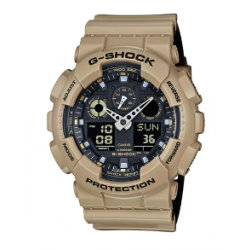 G-Shock Digital GA100L-8A Solar Wrist Watch Tan