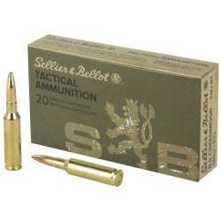 Sellier & Bellot 6.5 Creedmoor Ammo 140gr FMJ 20 Rounds