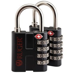 SnapSafe TSA Lock With Steel Shackle 2 Pack