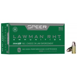Speer Lawman RHT 9mm Luger Ammo 100gr Frangible 50 Rounds