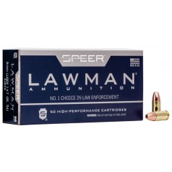 Speer Lawman 9mm Ammo 147gr TMJ 50 Rounds