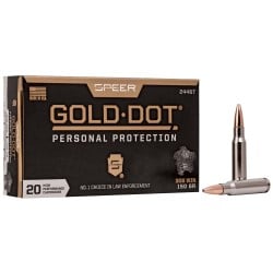 Speer Gold Dot Personal Protection .308 Winchester Ammo 150gr Hollow-Point 20-Round Box