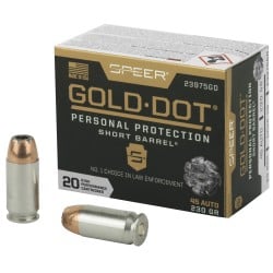 Speer Gold Dot Personal Protection .45 ACP 230gr Hollow-Point 20-Round Box