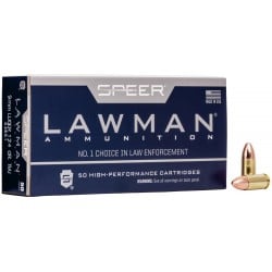 Speer Lawman 9mm Ammo 124gr TMJ 50 Rounds
