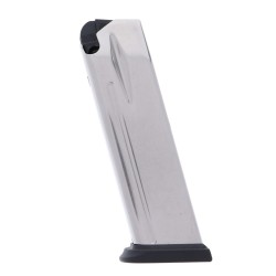 Springfield Armory XD 357 Sig 12-Round Factory Magazine Stainless Steel Left View