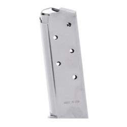 Springfield Armory 911 380 ACP 6-Round Stainless Steel Factory Magazine Left View
