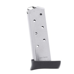 Springfield Armory 911 380 ACP 7-Round Extended Stainless Steel Factory Magazine Left View