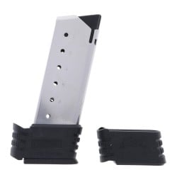 Springfield Armory XDS .45 ACP 7-Round Factory Stainless Steel Magazine with X-Tension Grip Extension
