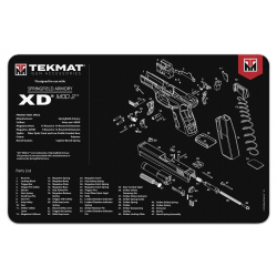 TekMat Handgun Cleaning Mat Springfield XD M2