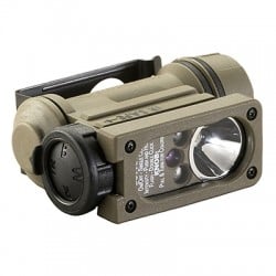 Streamlight Sidewinder Compact II Lithium Battery Military Flashlight with Helmet Mount and Headstrap - Clamshell