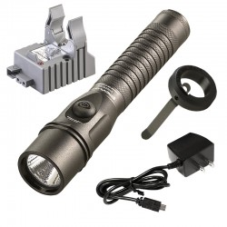 Streamlight Strion DS 120V / 100V AC Rechargeable Flashlight w/ Grip Ring
