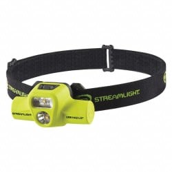Streamlight USB HAZ-LO 120V AC Dual Lock Rechargeable Headlamp with Charging Cradle