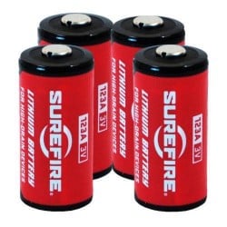 SureFire 123A CR123A SF123A 3 Volt Lithium Batteries 4-Pack