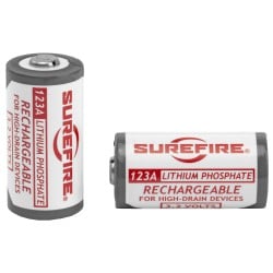 Surefire CR123A Lithium Rechargeable Battery 2-Pack
