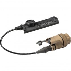 Surefire Scoutlight Remote Dual Switch / Tail Cap Assembly for M6XX Includes SR07 Rail Tape Switch - Tan