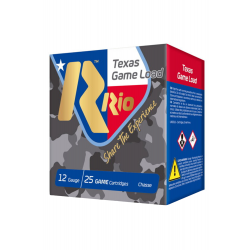Rio Shotshells Texas Game Load 12 Gauge Ammo 2 3/4" #7.5 1 1/4oz 25 Rounds