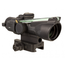Trijicon 3x24 XB Compact Crossbow ACOG Scope With Green Chevron BDC For 400-440+FPS With Q-LOC Mount