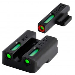 Truglo TFX Pro Tritium / Fiber Optic Sights for Smith & Wesson J Frame Revolvers
