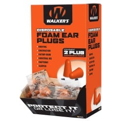 Walker's Foam Ear Plugs - 200 Pack Box