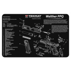 TekMat Handgun Cleaning Mat Walther PPQ