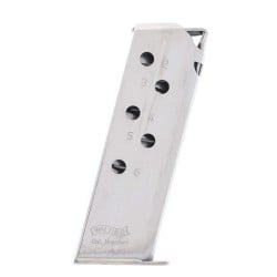 Walther PPK .380 ACP 6-Round Magazine Nickel Right
