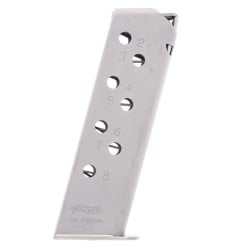Walther PPK/S .32 ACP 8-Round Stainless Steel Magazine w/ Finger Rest Right 