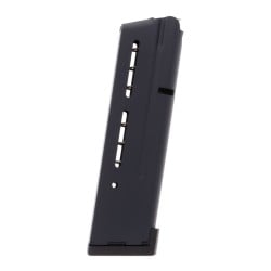 Wilson Combat 1911 Elite Tactical 9MM 10-Round Blued Steel Magazine With Aluminum Base Pad Right View