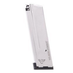 Wilson Combat 1911 Elite Tactical Vickers Duty 9MM 10-Round Magazine With Aluminum Base Pad Left View
