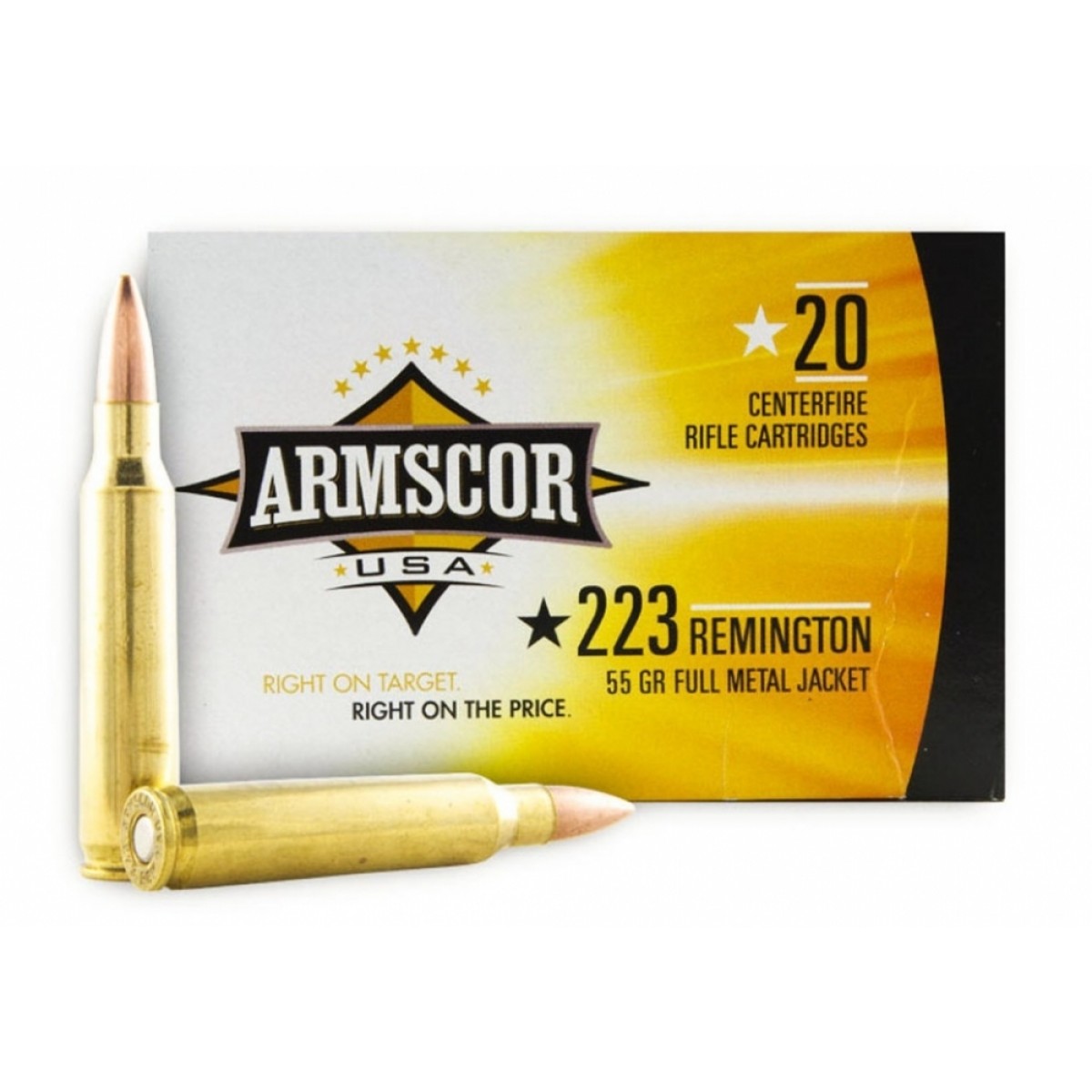 Armscor 223 Remington 55gr Fmj 20 Rounds 