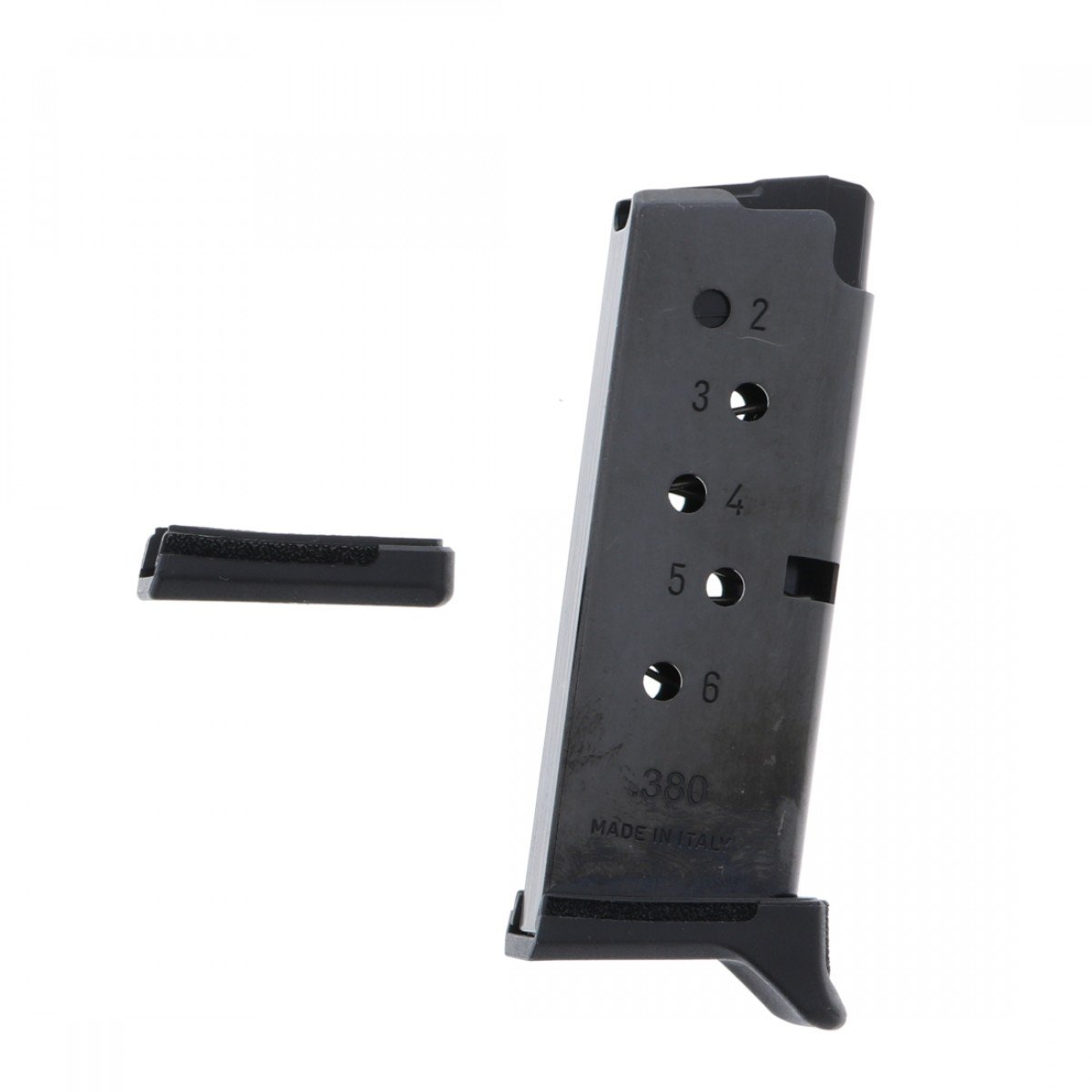 Ruger Lcp Ii 380 Acp 6 Round Blued Steel Magazine With Finger Rest Extension 2755
