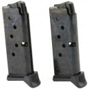 2 Pack Ruger LCP II .380 ACP 6-Round Magazine With Finger Rest Extension