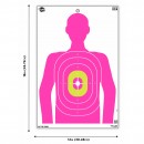 Allen EZ Aim Pink Silhouette 12"x18" Paper Targets 3-Pack