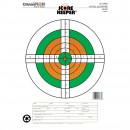 Champion Fluorescent Orange / Green 25-Yard Bullseye Scorekeeper Target 12-Pack