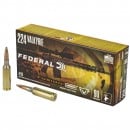 Federal Fusion .224 Valkyrie Ammo 90gr Boat Tail 20 Rounds