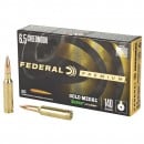 Federal Gold Medal Match 6.5 Creedmoor Ammo 140gr BTHP 20-Round Box