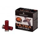 Federal Premium Ultra Clay & Field 12 Gauge Ammo 2.75" #8 1 1/8oz 1145FPS 25-Round Box