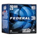Federal Top Gun 28 Gauge Ammo 2.75" #7.5 3/4oz 25 Rounds
