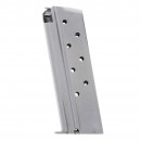 Metalform Officer 1911 9mm, Stainless Steel (Welded Base & Flat (Split) Follower) with Front Rib 8-Round Magazine