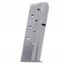 Metalform Officer 1911 9mm Stainless Steel 8-Round Magazine w/ Welded Base Plate / Flat Follower