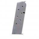 Metalform Standard 1911 Government .45 ACP Stainless Steel 7-Round Magazine with Welded Base and Flat Follower