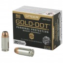 Speer Gold Dot Personal Protection Short Barrel .45 ACP Ammo 230gr Hollow-Point 20-Round Box
